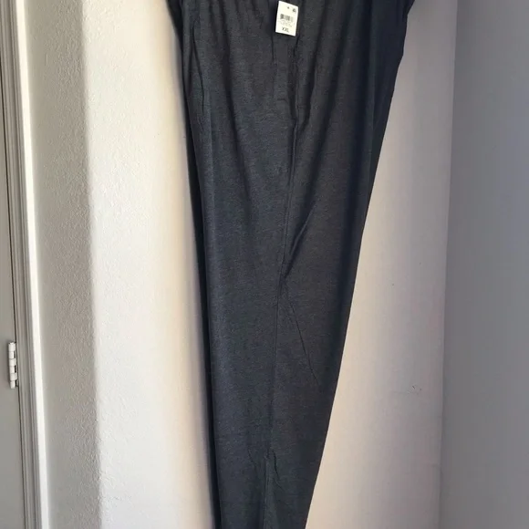 New Alfani Sleep Pajama Pants Men's size XXL Charcoal Gray w/Pockets Drawstring - Picture 6 of 16